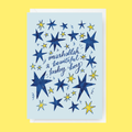 New Baby Greeting Card- "Mashallah a Beautiful Baby Boy"