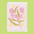 New Baby Greeting Card- "Allahhuma Barik a Beautiful Baby girl"