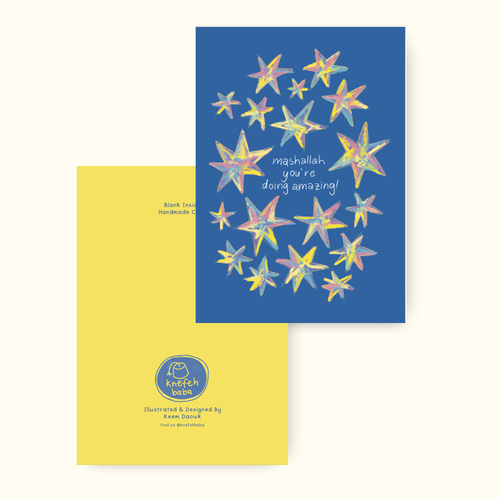 Appreciation Greeting Card- "Mashallah you're doing amazing"